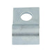 Pince « demi » 9/16 po de diamètre, trou de 9/32 po de diamètre, 0,687 po de centre à centre, acier zingué avec chromate transparent par Spaenaur Inc.