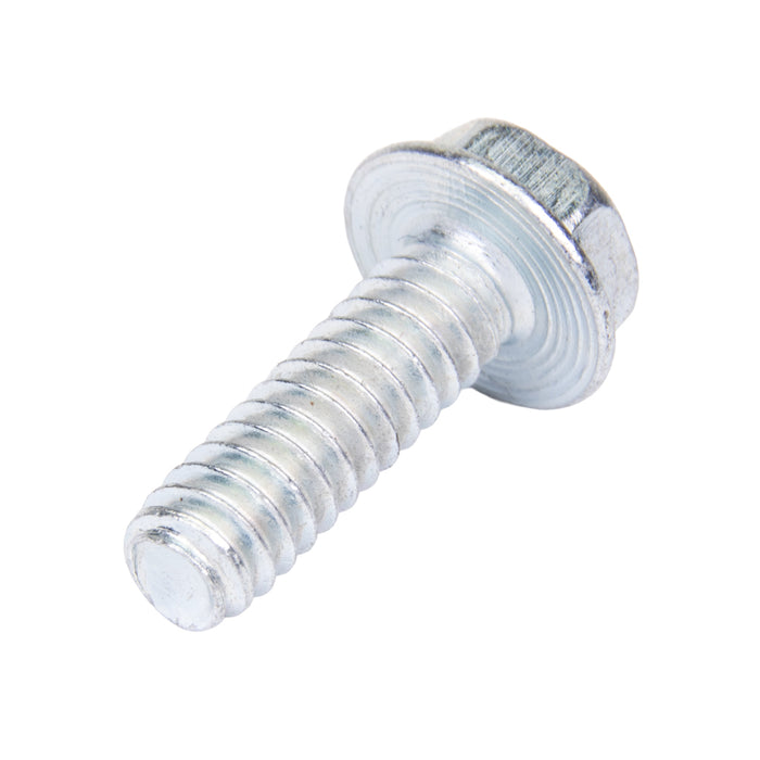 Machine Screw, Indented Hex Washer Head, Unslotted Drive, #10-24 UNC x 5/8" Length, Steel Zinc Plated by Spaenaur Inc.