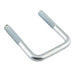 Square Bend U-Bolt 3/8"-16 UNC x 3" (6" x 5") Steel Zinc Plated by Spaenaur Inc.