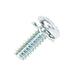"Sems" Machine Screw Phillips Pan, Head W/ External Tooth Lockwasher, #6-32 UNC X 1/4" Length, Steel Trivalent Zinc Plated, Ansi B18.13 by Spaenaur Inc.