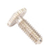 Machine Screw, Knurled Head, Unslotted Drive, #8-32 UNC x 1/2" Length, Steel Nickel Plated by Spaenaur Inc.