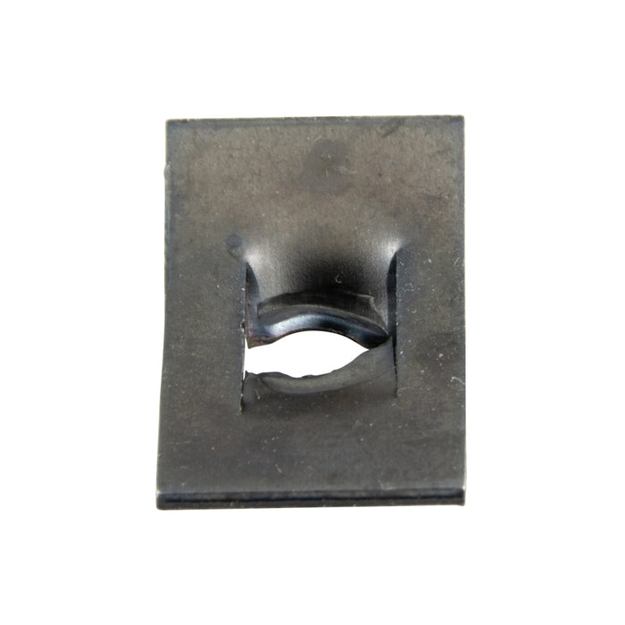 Écrou à ressort de type plat pour vis mécaniques à filetage UNC n° 6-32, en acier à ressort traité thermiquement, finition brute, de la marque Tinnerman®