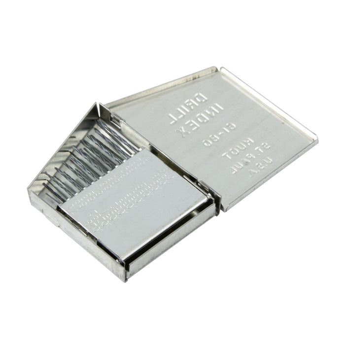 Jeu de forets Jobbers avec index, tailles fractionnaires - 1/16" à 1/2" 29 forets en acier rapide par Spaenaur Inc.