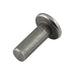 Rivet en acier massif à tête plate 1/4 po de diamètre x 1 1/2 po de longueur C1008 Acier recuit ANSI B18.1.1-1972 (R1981) par Spaenaur Inc.
