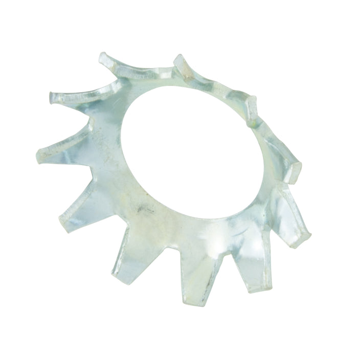 EXT tooth Lockwasher CTSK 82 Degree #8 Bolt (.322" OD x .017"-.021" TH) Carb Steel Heat Treated Trivalent Zinc Chrom ANSI B18.21.1-1972(R1983)