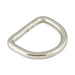 Dee Ring (Welded Joint) 1 1/8" Inside Width, .207" Wire DIA. Steel Zinc Plated by Spaenaur Inc.