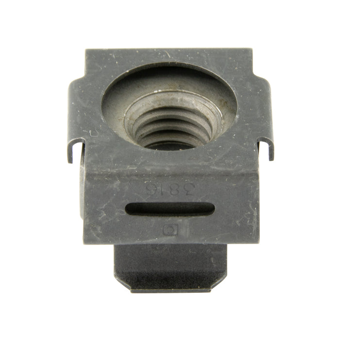 Dispositif de retenue à écrou 3/8"-16 UNC Gamme de panneaux .162"-.210" Acier à ressort Zinc électroplaqué