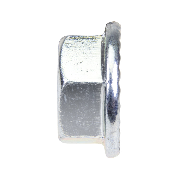 Écrou hexagonal à bride dentelée M8 classe 8 en acier zingué par Spaenaur Inc.