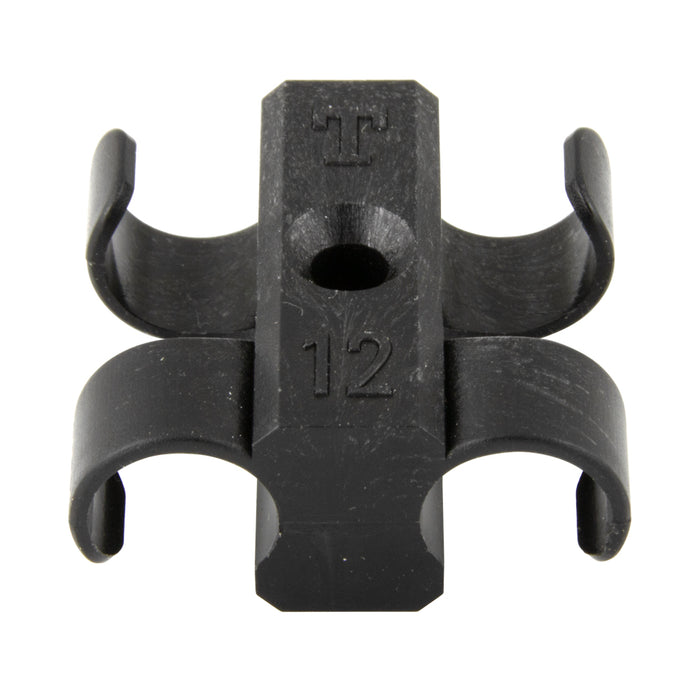 T-Clip 5/16 - 3/8" Range Polyacetal Plastic Black