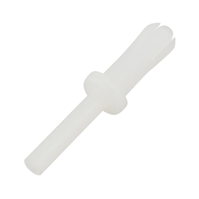 Rivet à tête plate en nylon .250 po de diamètre x .500 po de longueur x .093 po/.312 po de prise Nylon 6/6 naturel