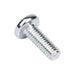 Machine Screw, Pan Head, Phillips Drive, #8-32 UNC x 1" Length, Steel Zinc Plated Trivalent by Spaenaur Inc.