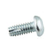 Thread-Cutting Screw, Sq SKT Round, #10-24 UNC x 1/2" LONG, Type F Low Carbon Steel, Case Hardened Trivalent Zinc Plated, ANSI B18.6.4 by Spaenaur Inc.