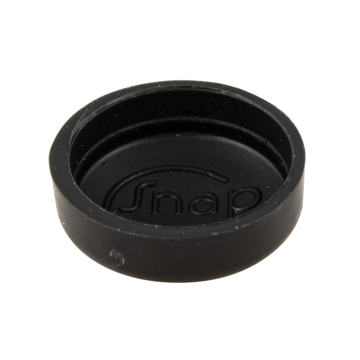 Bouchon à encliqueter n° 6 et 8 GA (4 mm) Taille de vis 13,1 mm DE Polypropylène stable aux UV n° 180 Noir satiné par Spaenaur Inc.