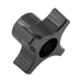 Bouton à 4 branches avec insert en laiton 5/16 po-18 UNC nylon noir par Spaenaur Inc.