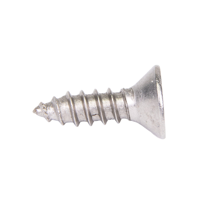 Tapping Screw, Flat Head Torx TR20 Drive, Type AB, #8 x 3/4" Length, Stainless Steel