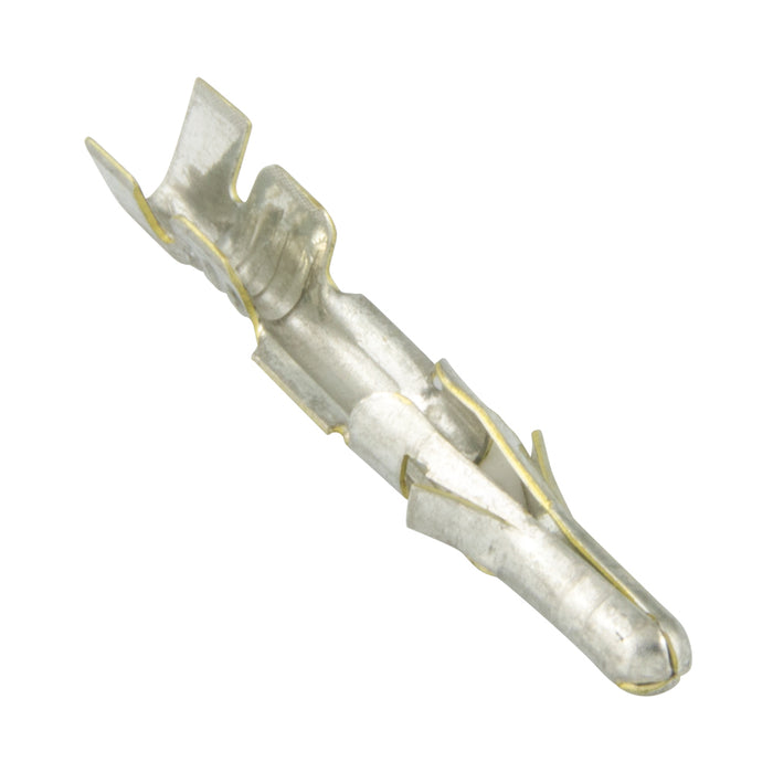 Crimp Type Terminal, Male Awg 14-20 .093" (2.36mm) DIA. Brass Tin Plate by Spaenaur Inc.