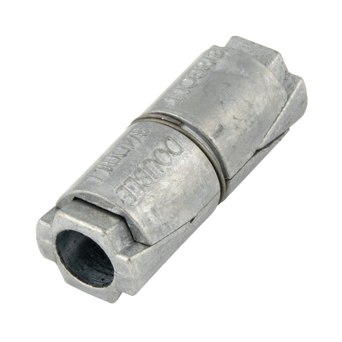 Double Expansion Shield, Zamac Alloy 3/4"-10 Bolt x 4" (1-1/4" Drill)