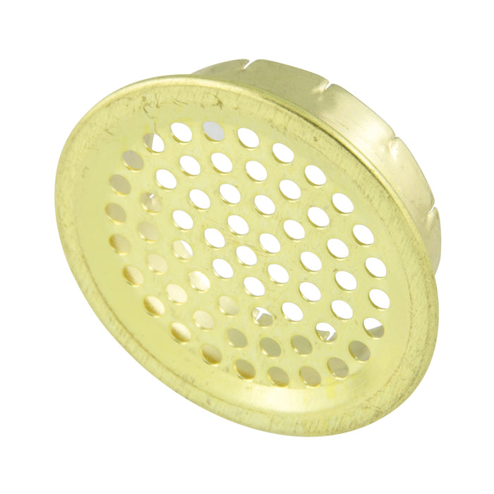 Perforated Ventilator Grommet And Washer 144/Pk 9/16" Hole Dia., 3/4" Top OD Brass Grommet/Steel Washer Plain (116-A02-1X + 116-A07-1N)