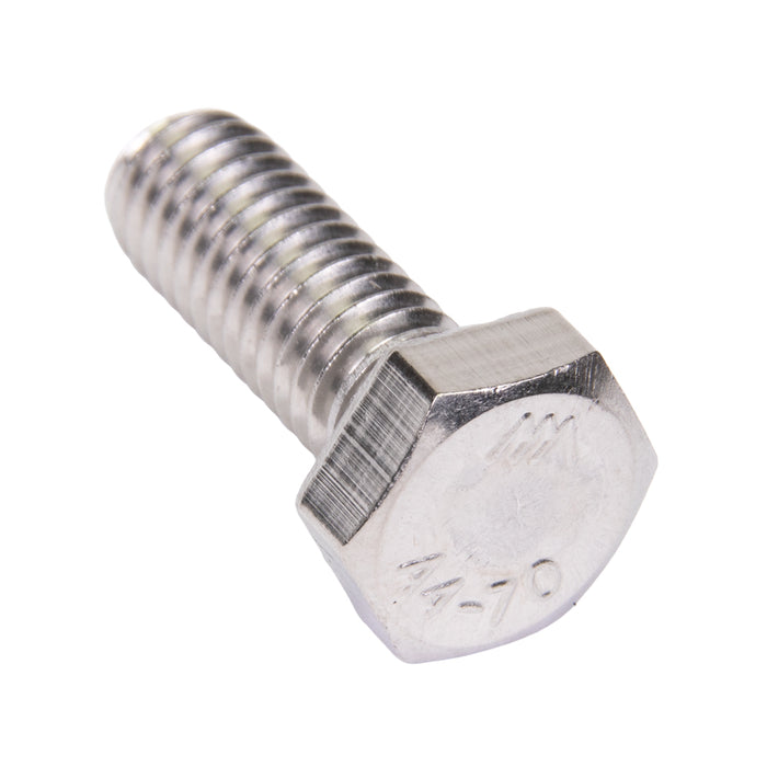 Hex Head Cap Screw DIN 933 M8 x 1.25 x 80mm Full Thread A4 Stainless Steel DIN 933/A4 M8X80