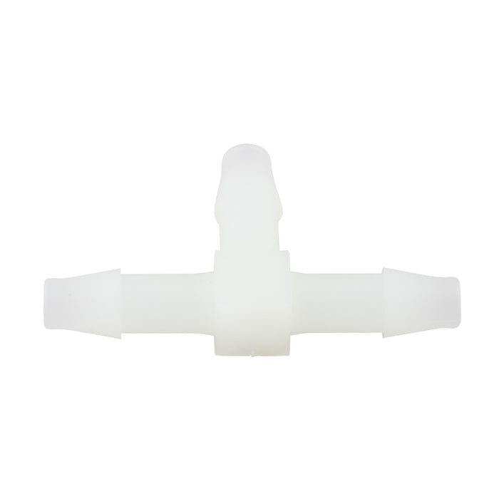 Miniature Barbed Tee 1/4" to 1/4" to 1/4" Tubing ID Nylon by Spaenaur Inc.