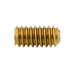Hex Socket Set Screw, Cup Point #8 - 32 UNC x 1/4" LONG Brass ANSI B18.3-1986 by Spaenaur Inc.