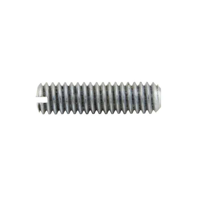 Slotted Set Screw Cup Pt Headless #8 - 32 UNC x 1/4" Carbon Steel Plain ANSI B18.6.2-1972(1983)