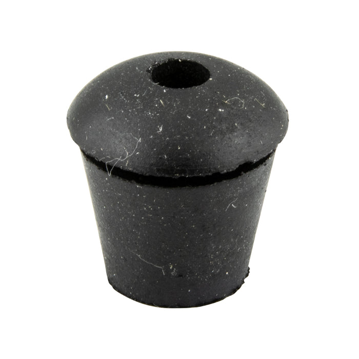 Rubber GRommet Plug Type 5/8" OD x 3/16" ID x 1/16" GRoove THK x 1/2" GRoove DIA, Buna S Black, 65 Duro by Spaenaur Inc.