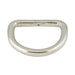 Dee Ring (Welded Joint) 1 1/8" Inside Width, .207" Wire DIA. Steel Zinc Plated by Spaenaur Inc.