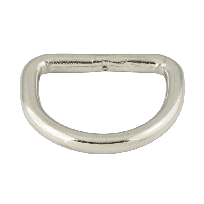 Dee Ring, Welded Joint, Heavy Style 2" I.W. x 1 5/8" I.H. x .262" Wire Steel Zinc Plated