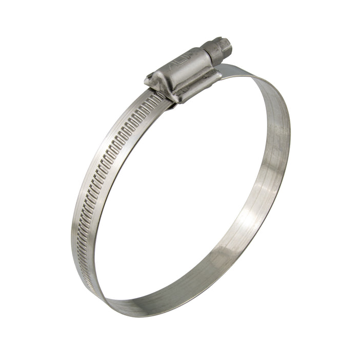 Collier de serrage à vis sans fin, gamme 219-257 mm (taille SAE 154), acier inoxydable 316