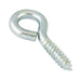 Screw Eye, Medium Eye, 0.105" Wire Diameter x 15/16" Length, 9/32" Eye Inside Diameter, Steel Zinc Plated by Spaenaur Inc.