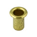 Regular Rolled Flange Eyelet, 8/32" Nom. Hole Size x 0.246" Barrel OD x 5/32" Barrel Length x 0.385" Flange Dia., Brass by Spaenaur Inc.