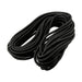Elastic Cable 13/32" DIA x 50 Ft Coil Heavy Duty Black Polypropylene Cover by Spaenaur Inc.