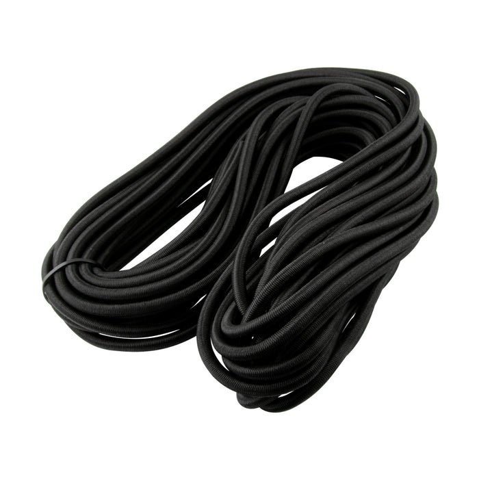 Câble élastique 1/4 po de diamètre x bobine de 50 pieds, revêtement en polypropylène noir très résistant, fabriqué par Spaenaur Inc.