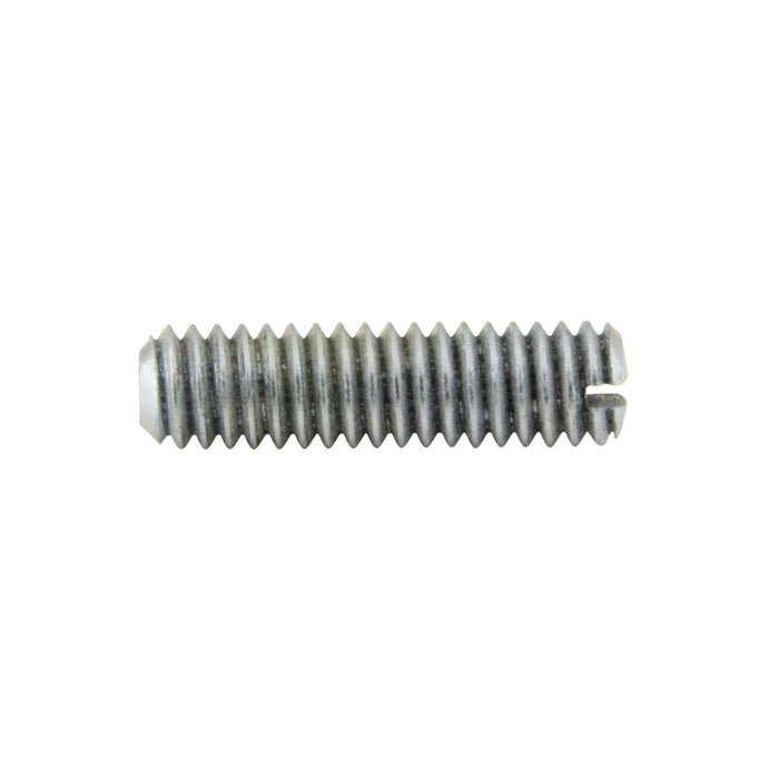 Slotted Set Screw Cup Pt Headless #6-32 UNC x 1/4" Carbon Steel Plain ANSI B18.6.2-1972(1983)