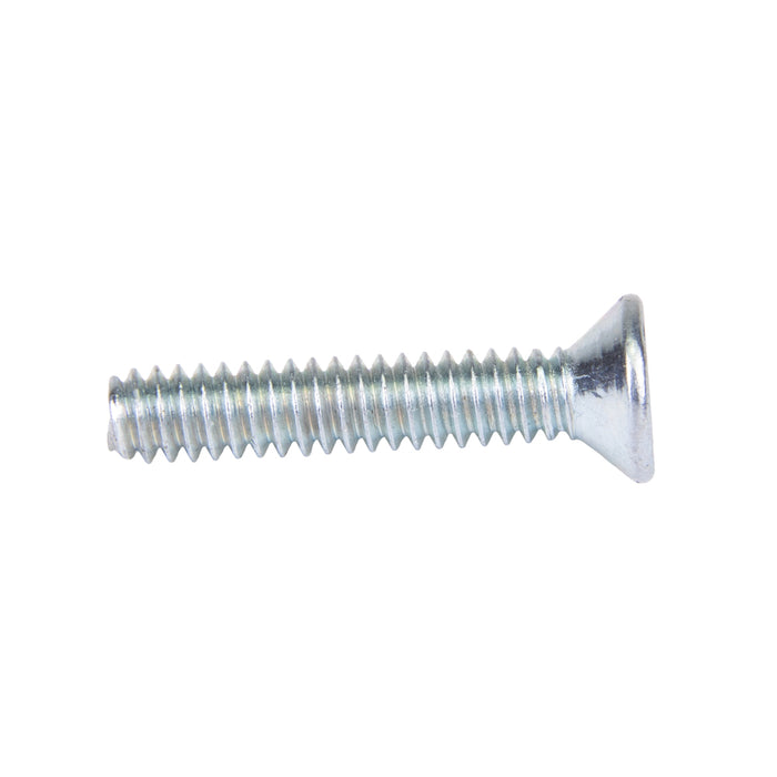 Machine Screw, Flat Head, Phillips Drive, M8 x 1.25 mm UNC x 80 mm Length, Steel Zinc Plated