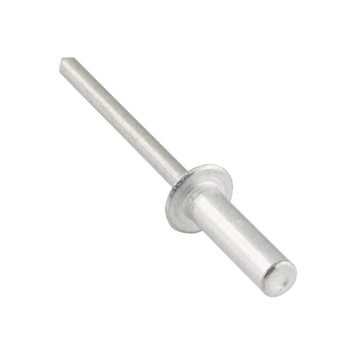 Pop Rivet Domed Head Closed End 3/16" D x .470" L (.126/.250" Grip) Aluminum Body/Aluminum Mandrel by Pop®