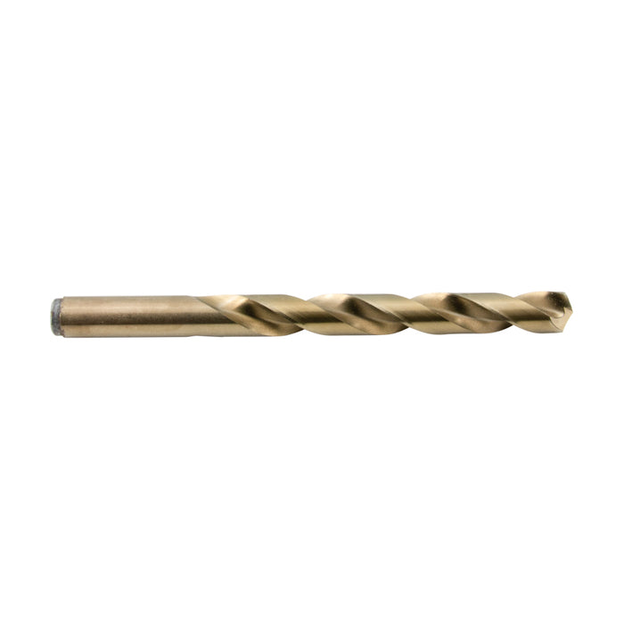 Jobber'S Length Drill, Heavy Duty, 135 Degree Split Point 11/32" DIA Cobalt Hss, Gold Finish