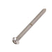 Tapping Screw, Button Head Security Hex Socket Drive, Type AB, #10 x 2" Length, Stainless Steel by Spaenaur Inc.