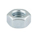 Hexagon Nut, DIN 934, Left Hand M8L x 1.25 Pitch, 13mm WAF, 6.5mmth CL 8 Steel Zinc Plated DIN 934/8-ZP/Left M8L by Spaenaur Inc.