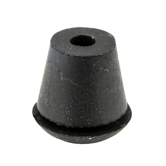 Rubber GRommet Plug Type 5/8" OD x 3/16" ID x 1/16" GRoove THK x 1/2" GRoove DIA, Buna S Black, 65 Duro by Spaenaur Inc.