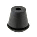 Rubber GRommet Plug Type 5/8" OD x 3/16" ID x 1/16" GRoove THK x 1/2" GRoove DIA, Buna S Black, 65 Duro by Spaenaur Inc.