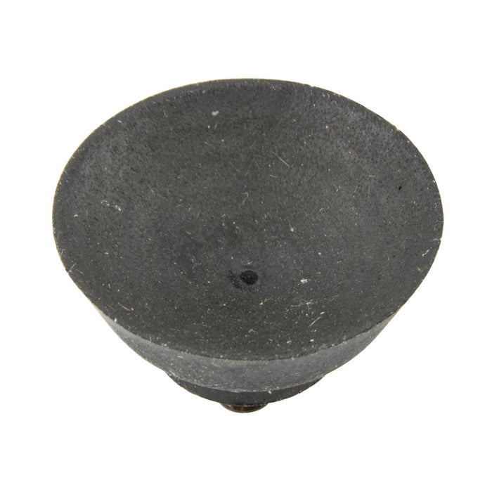Ventouse avec écrou 1/4"-20 intégré, diamètre extérieur 3 1/8" x diamètre extérieur total 1 5/8", composé HT Sbr gris, dureté 50-60, par Spaenaur Inc.