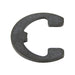 Bague de retenue externe 5/32" Arbre x .113" Diamètre libre x .025"TH Acier à ressort à haute teneur en carbone, lisse, par Spaenaur Inc.