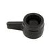 Shear-Loc Knob "L" Style 1/4" Delrin Black by Spaenaur Inc.