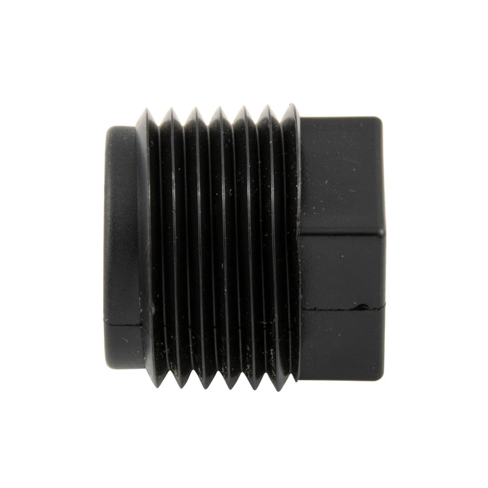 Threaded Pipe Plug - Square Head 1/8"-27 NPT High Density Polyethylene Colour Black by Spaenaur Inc.