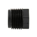 Threaded Pipe Plug - Square Head 1/8"-27 NPT High Density Polyethylene Colour Black by Spaenaur Inc.