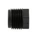 Threaded Pipe Plug - Square Plug 3/8" - 18 NPT High Density Polyethylene Colour Black by Spaenaur Inc.