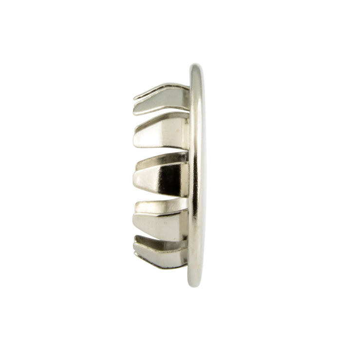Bouton à broches pour trou de 5/8 po x panneau de 0,062/0,078 po en laiton nickelé par Spaenaur Inc.