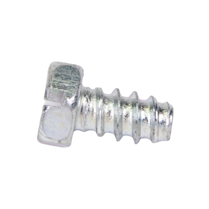 Tapping Screw, Indented Hex Head Slotted Drive, Type B, #6 x 3/8" Length, Steel Zinc Plated by Spaenaur Inc.